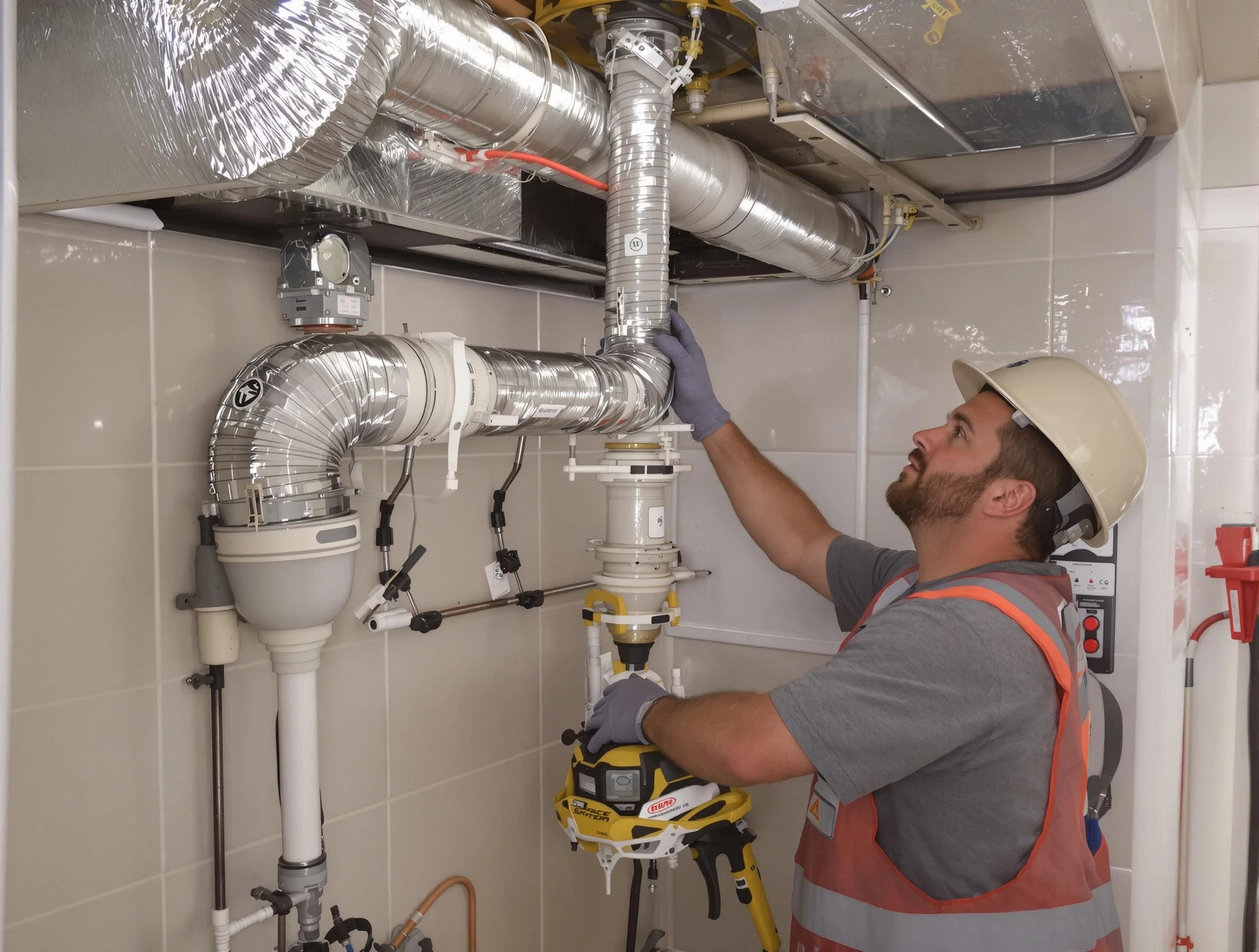 Fredericksburg Dryer Vent Cleaning expert performing professional dryer vent repair and installation in Fredericksburg