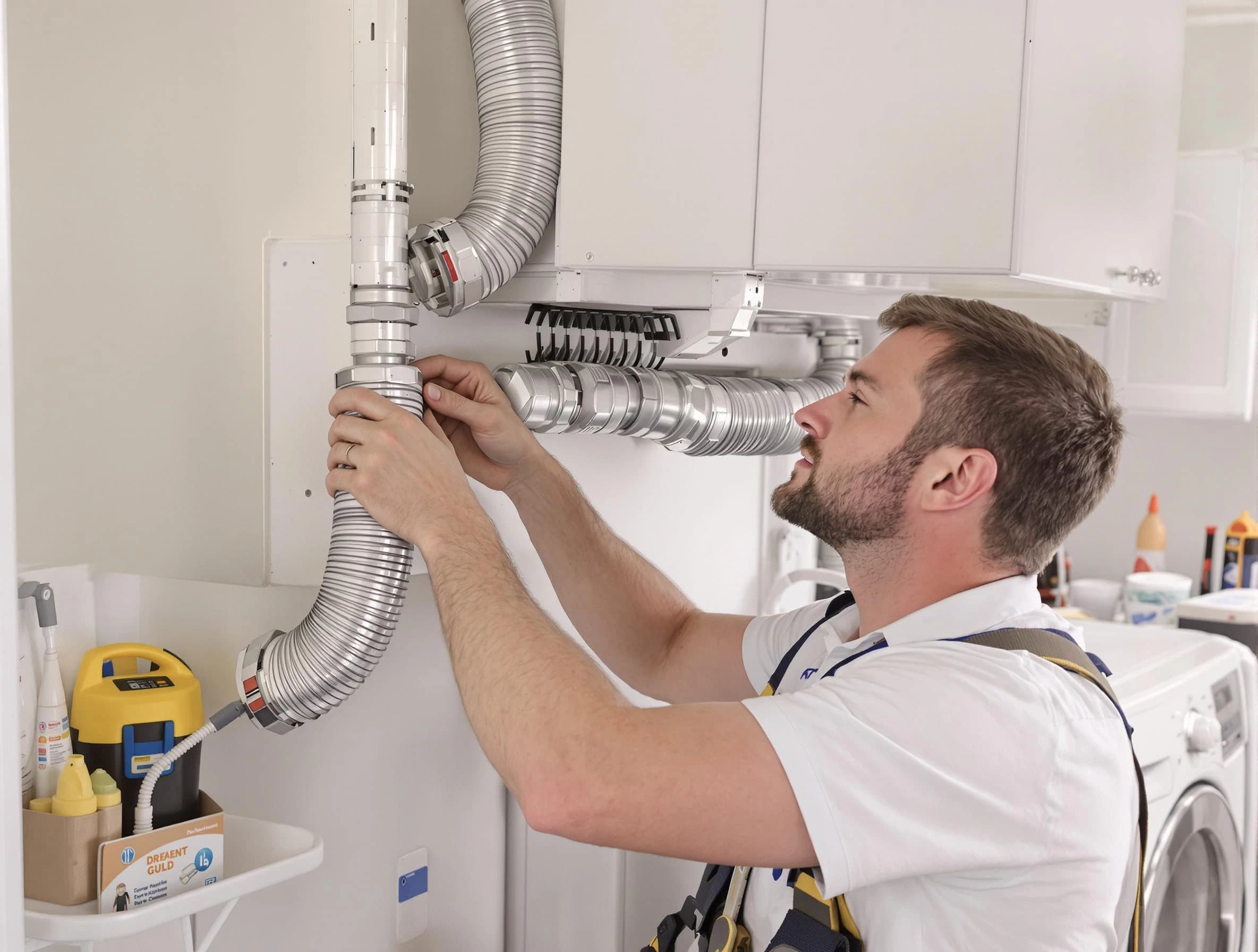 Professional dryer vent repair and installation by Fredericksburg Dryer Vent Cleaning in Fredericksburg