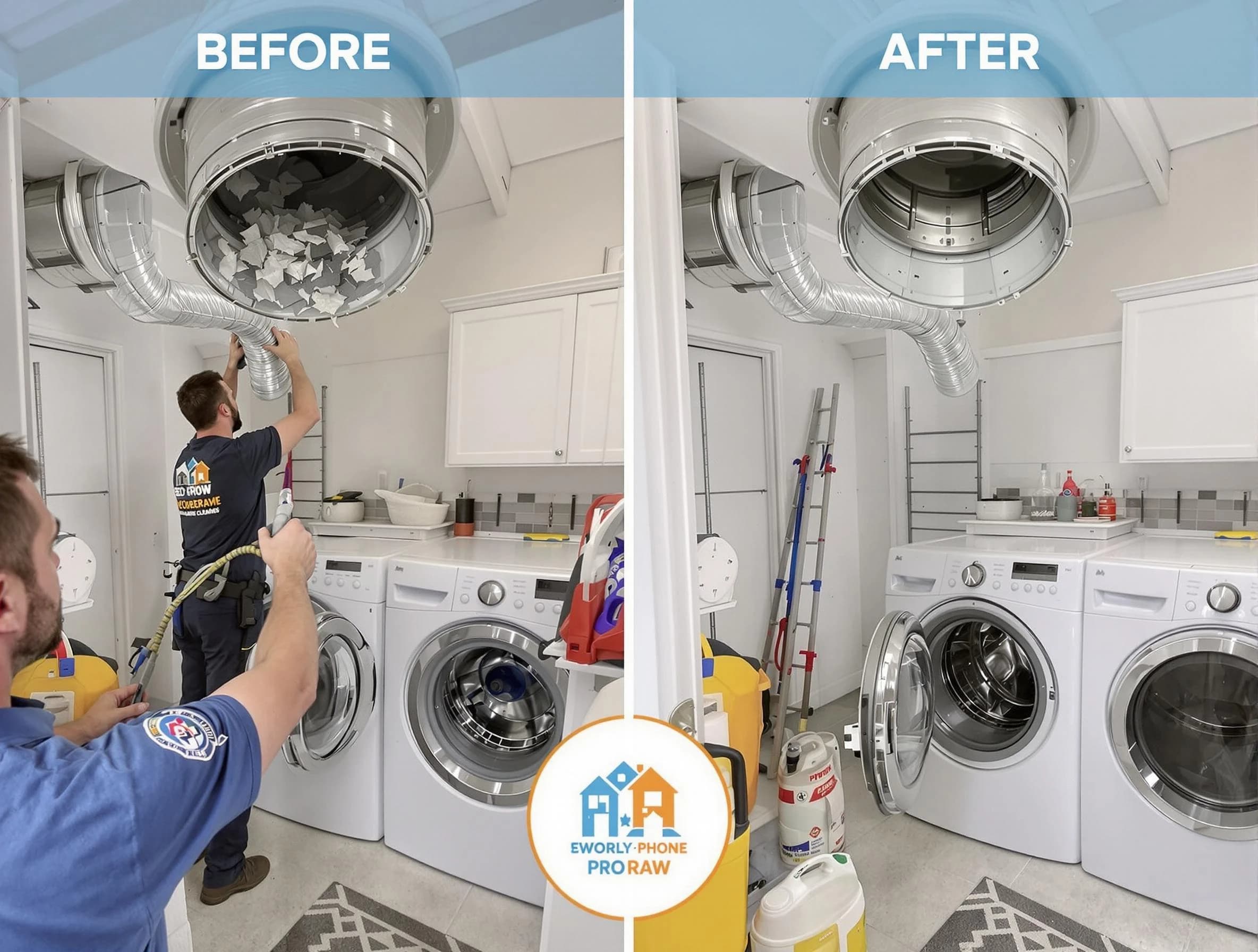 Residential dryer vent cleaning by Fredericksburg Dryer Vent Cleaning in Fredericksburg