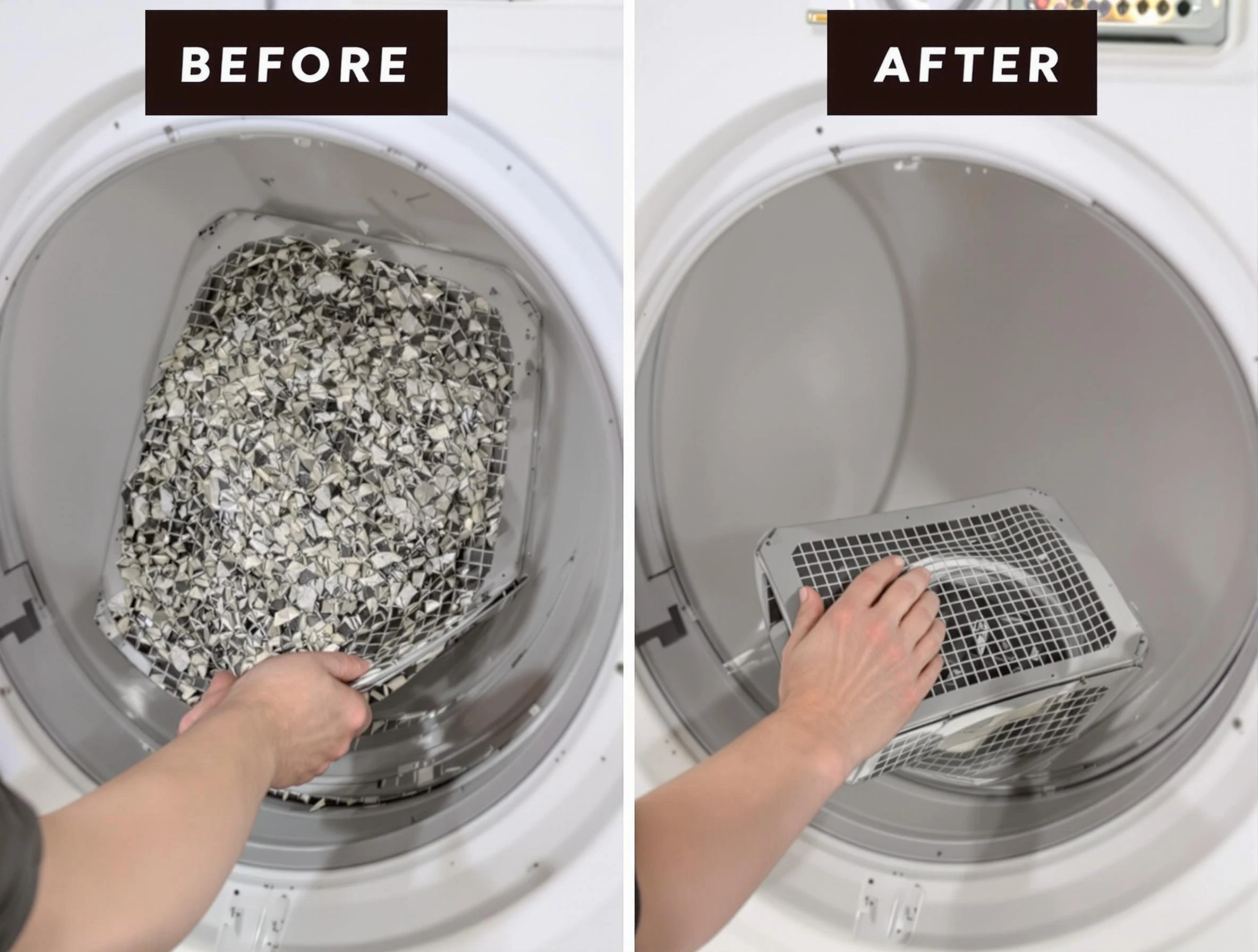 Professional lint trap cleaning by Fredericksburg Dryer Vent Cleaning in Fredericksburg