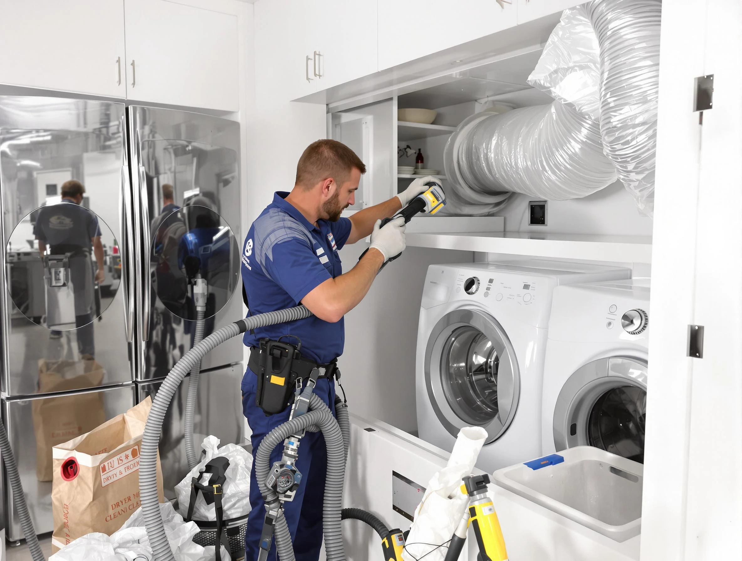 Professional duct cleaning by Fredericksburg Dryer Vent Cleaning in Fredericksburg